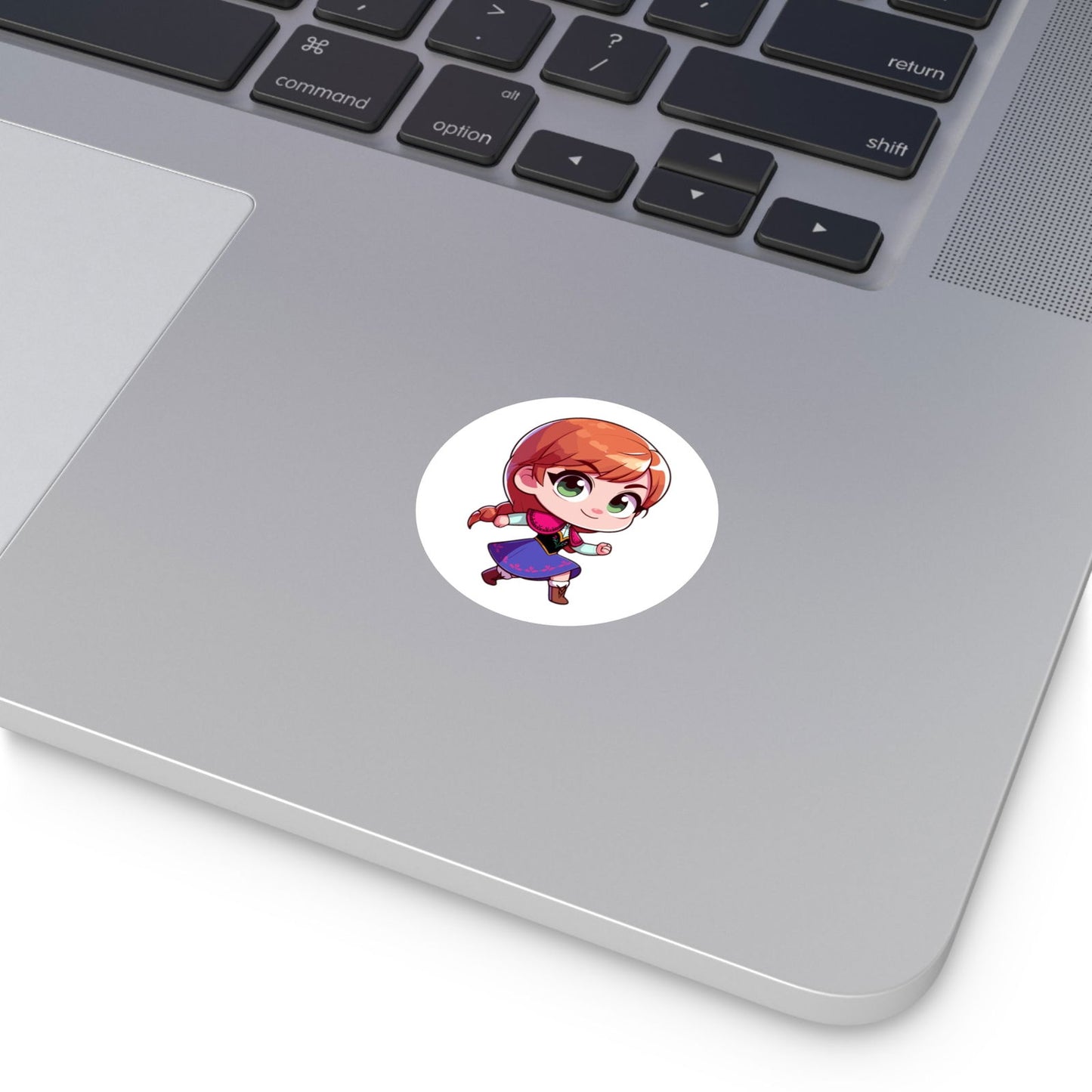 Anna V3 Round Vinyl Stickers - Little Luvin Stitches