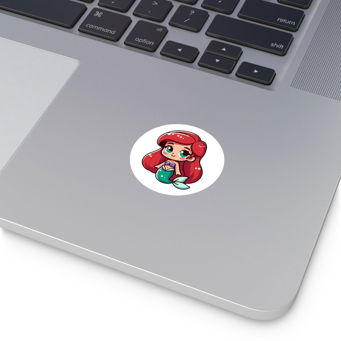 Ariel Round Vinyl Stickers - Little Luvin Stitches