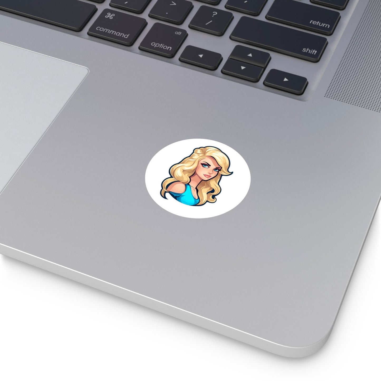 Barbie Round Vinyl Stickers - Little Luvin Stitches
