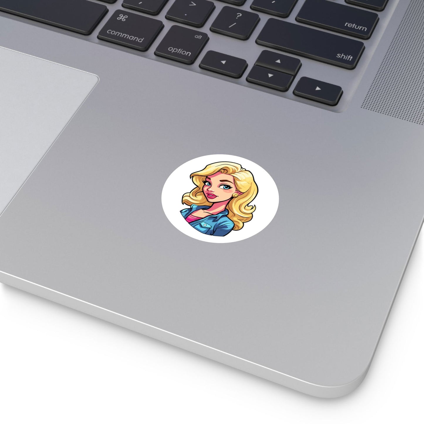 Barbie V3 Round Vinyl Stickers - Little Luvin Stitches