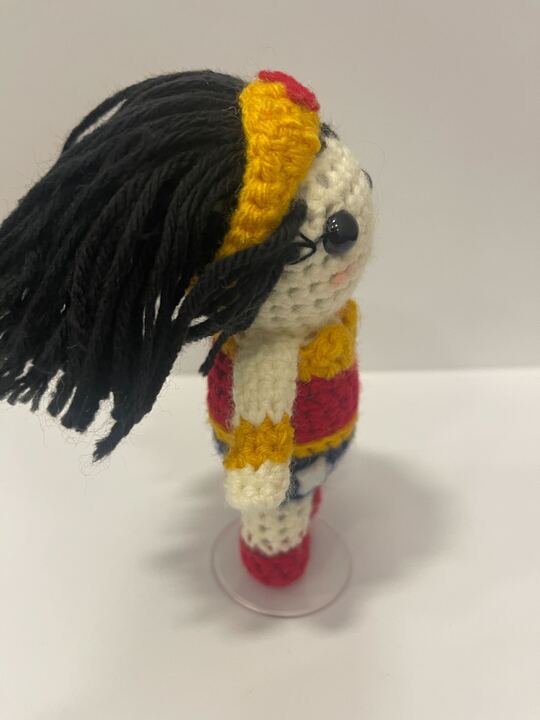 Battle Babe Handmade Plushie - Little Luvin Stitches