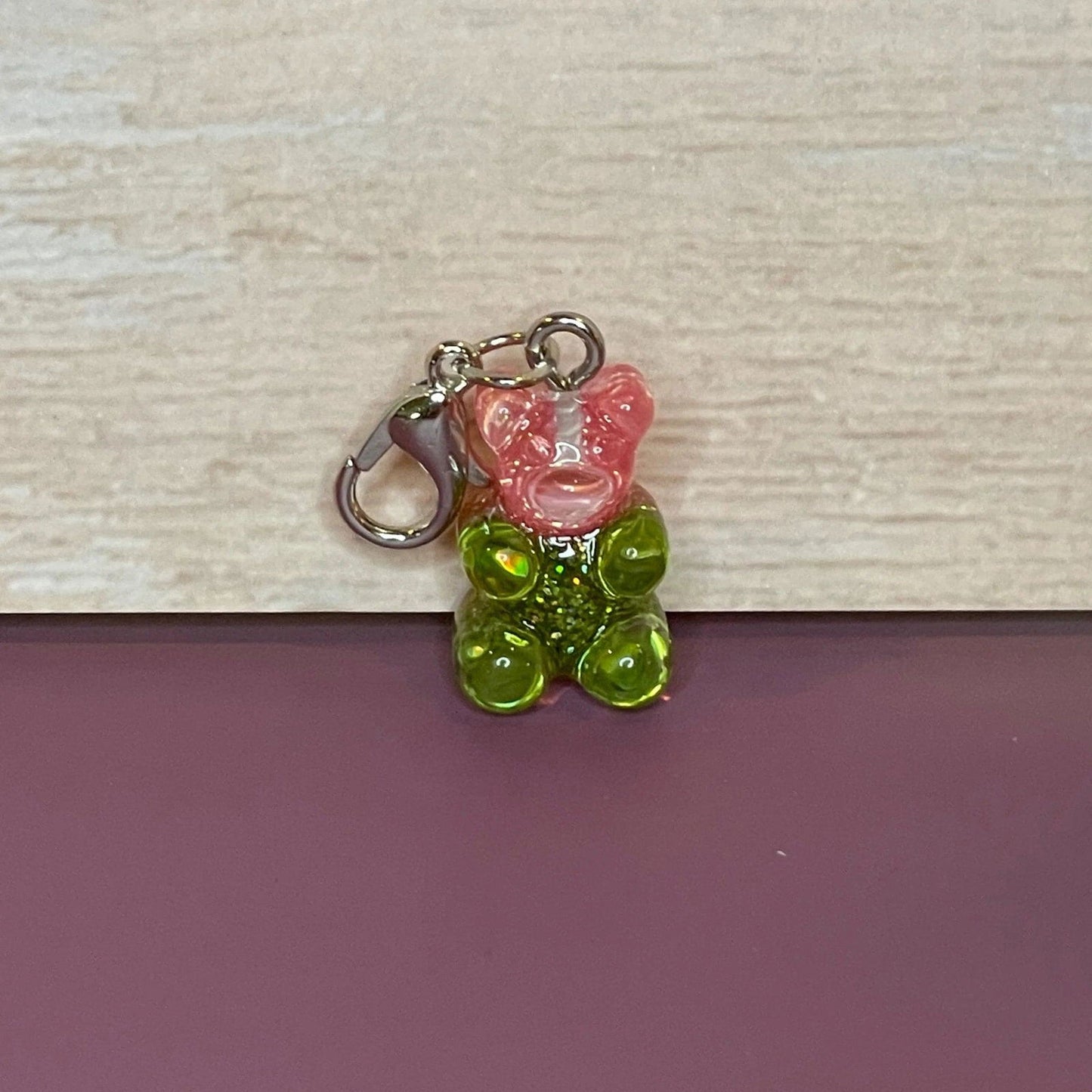 Bear Stitch Marker as Pictured - Little Luvin Stitches