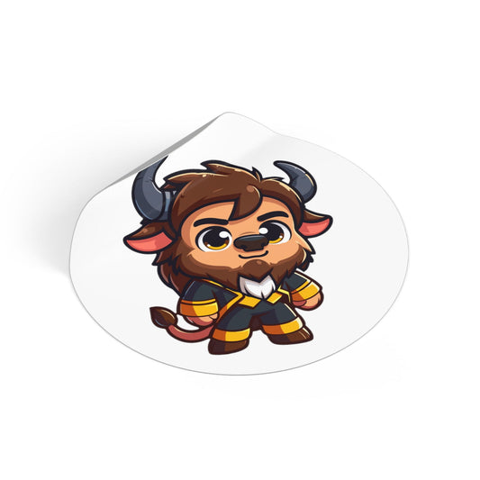 Beast Round Vinyl Stickers - Little Luvin Stitches