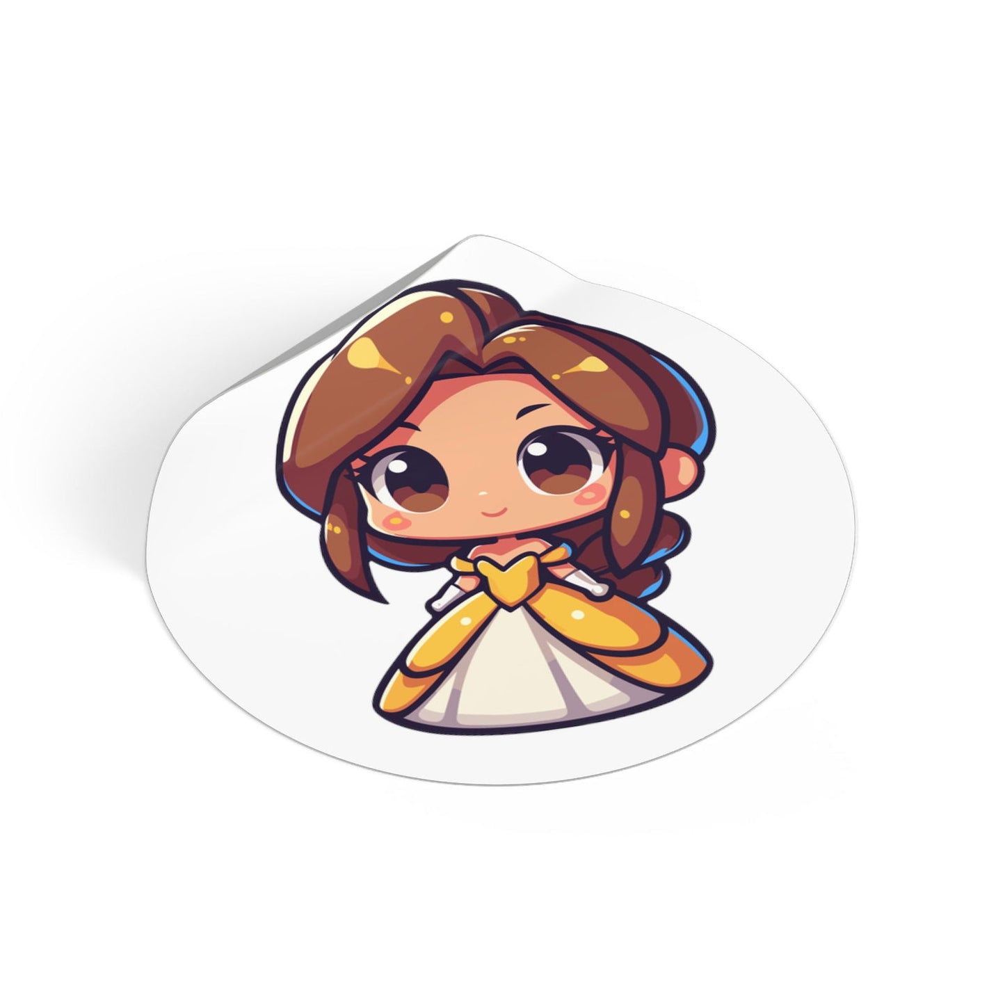 Bell Round Vinyl Stickers - Little Luvin Stitches