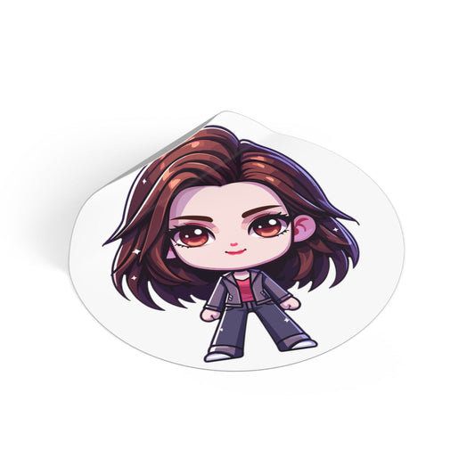 Bella Swan Round Vinyl Stickers - Little Luvin Stitches