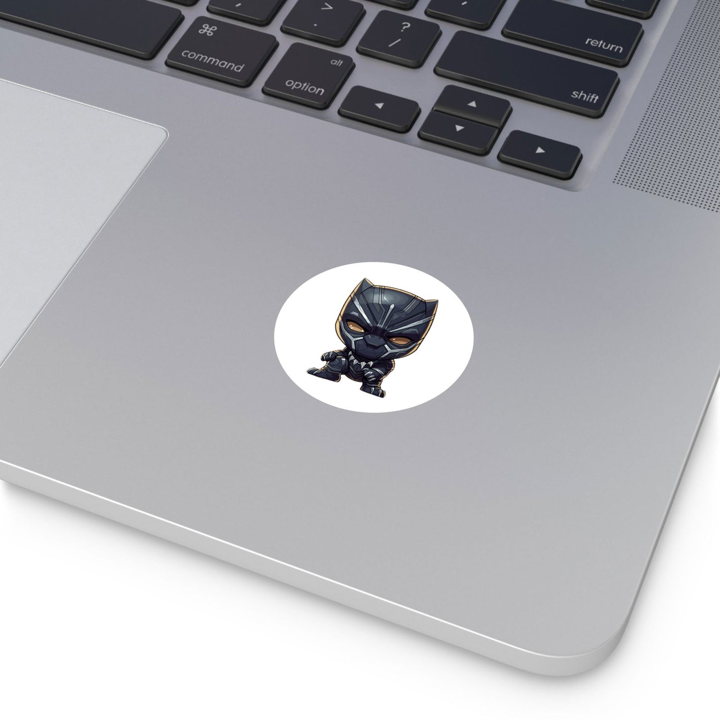 Black Panther Round Vinyl Stickers - Little Luvin Stitches