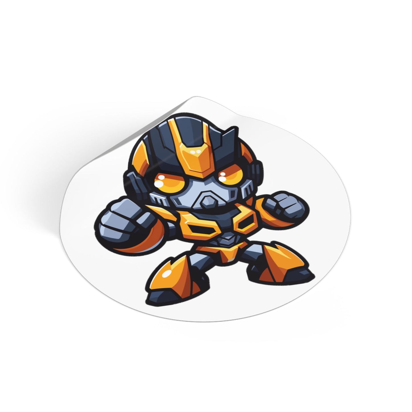 Bumblebee V3 Round Vinyl Stickers - Little Luvin Stitches