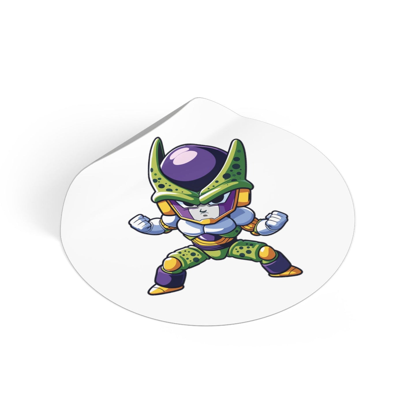 Cell Round Vinyl Stickers - Little Luvin Stitches
