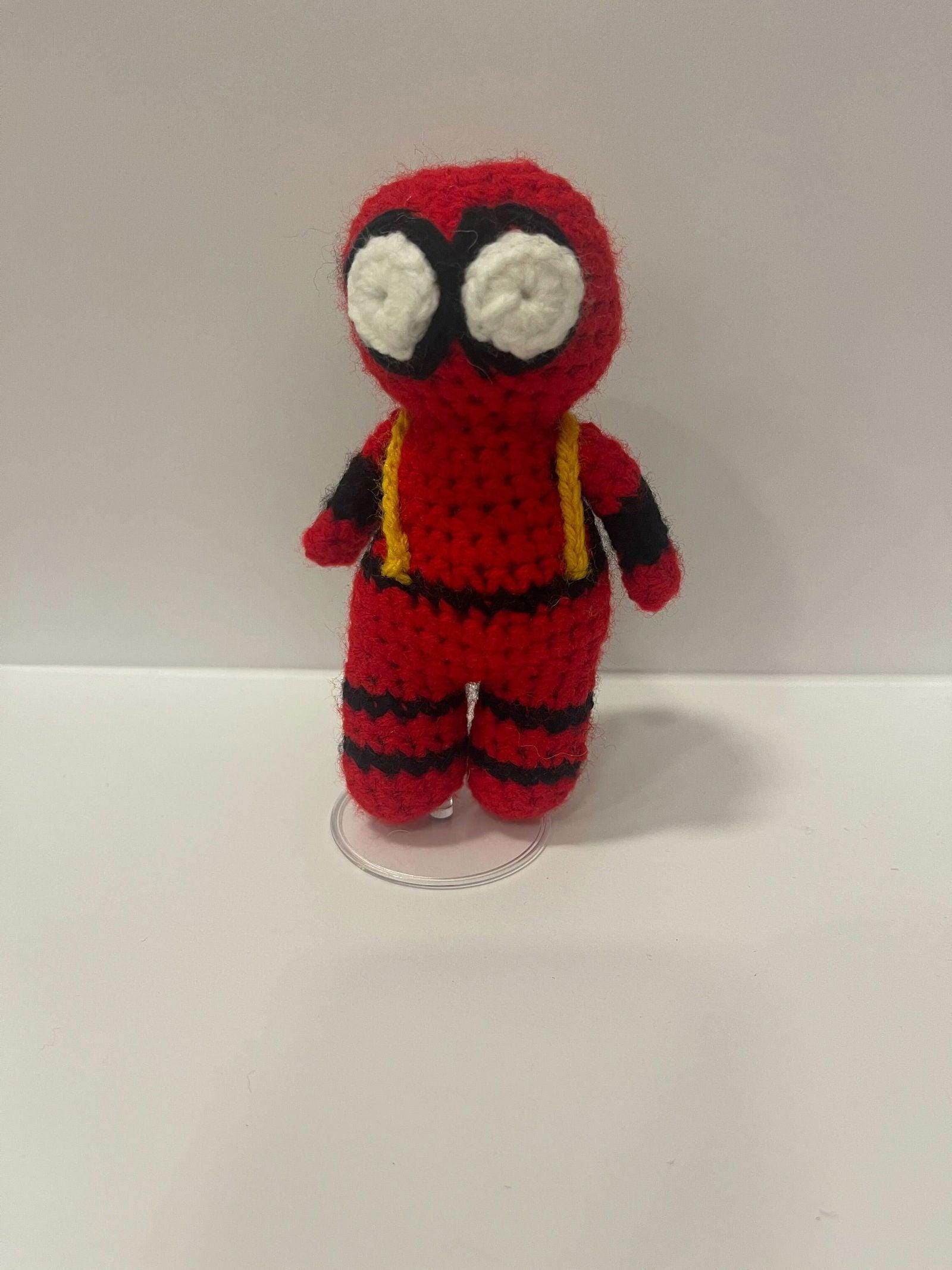 Deadpool Handmade Plushie - Little Luvin Stitches