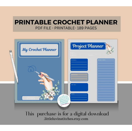Digital Crochet Project Planner - Little Luvin Stitches