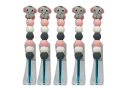 Elephant Beaded Crochet Hook - Little Luvin Stitches