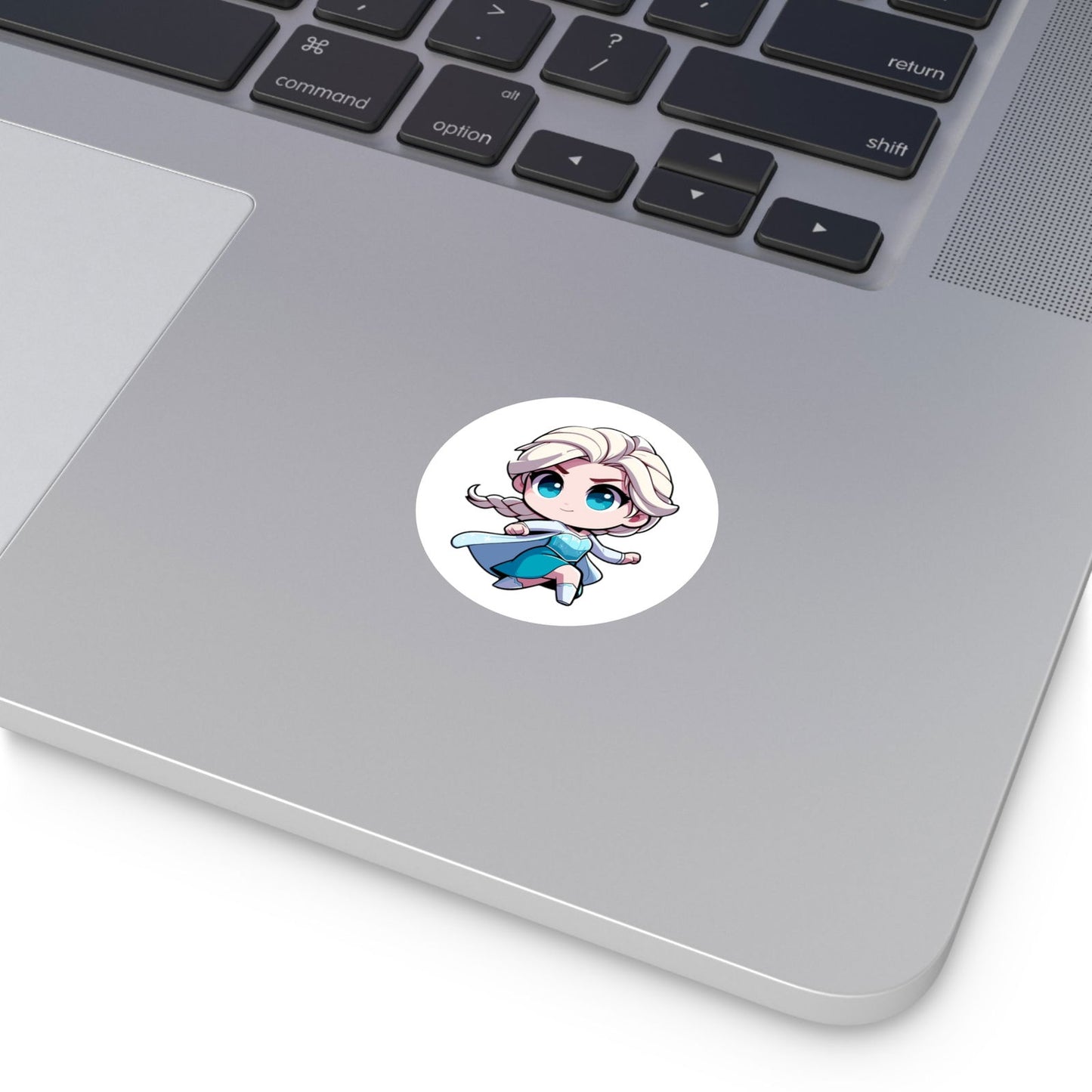 Elsa Round Vinyl Stickers - Little Luvin Stitches