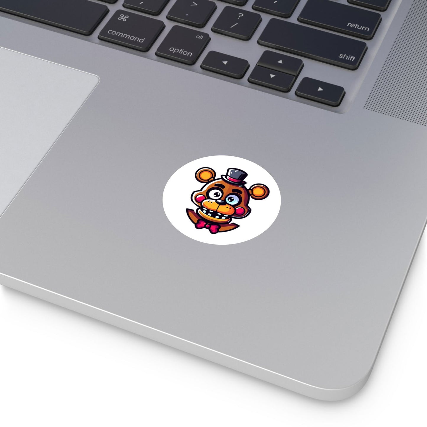 FNAF Freddy Round Vinyl Stickers - Little Luvin Stitches