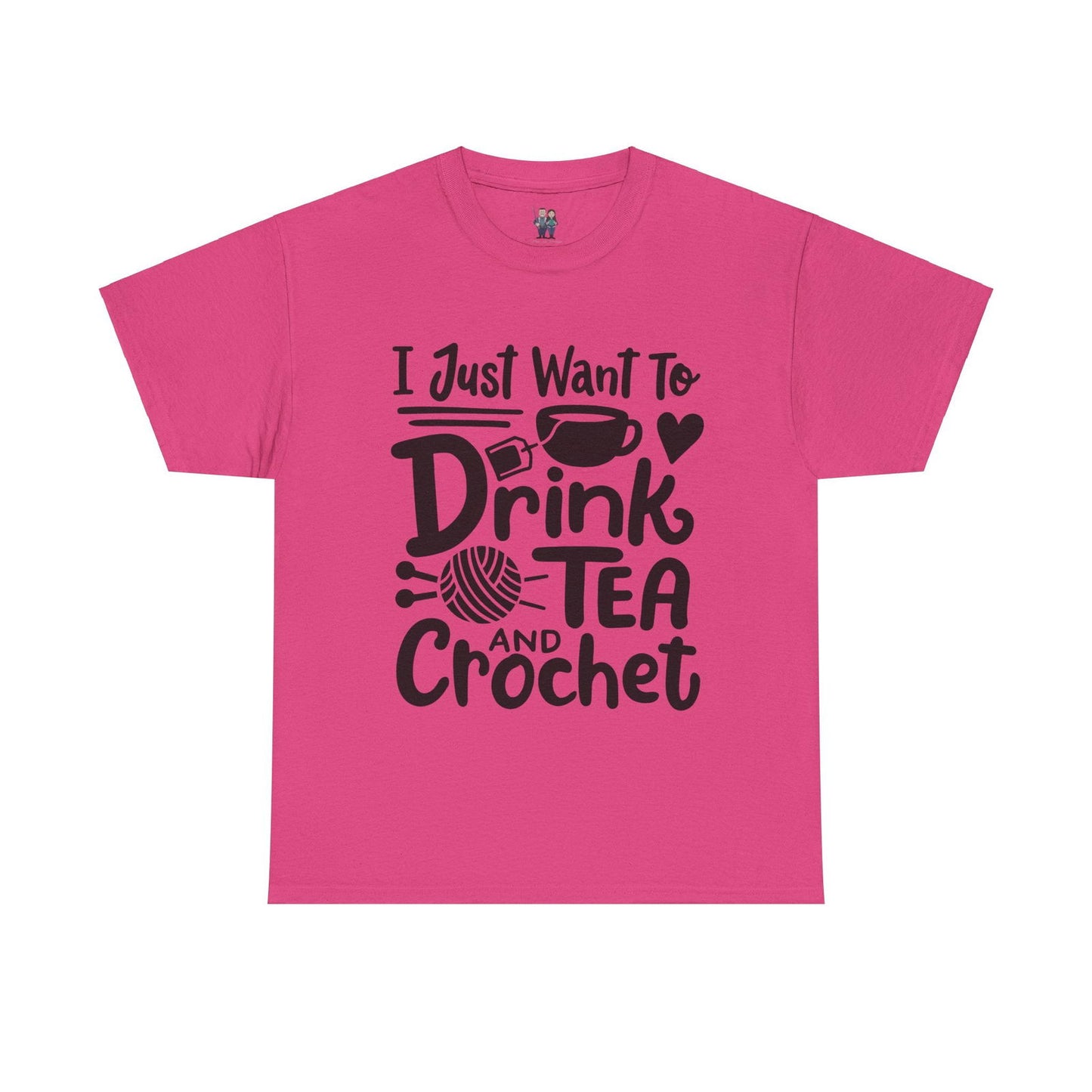 Funny Crochet Saying Unisex Heavy Cotton Tee - Little Luvin Stitches