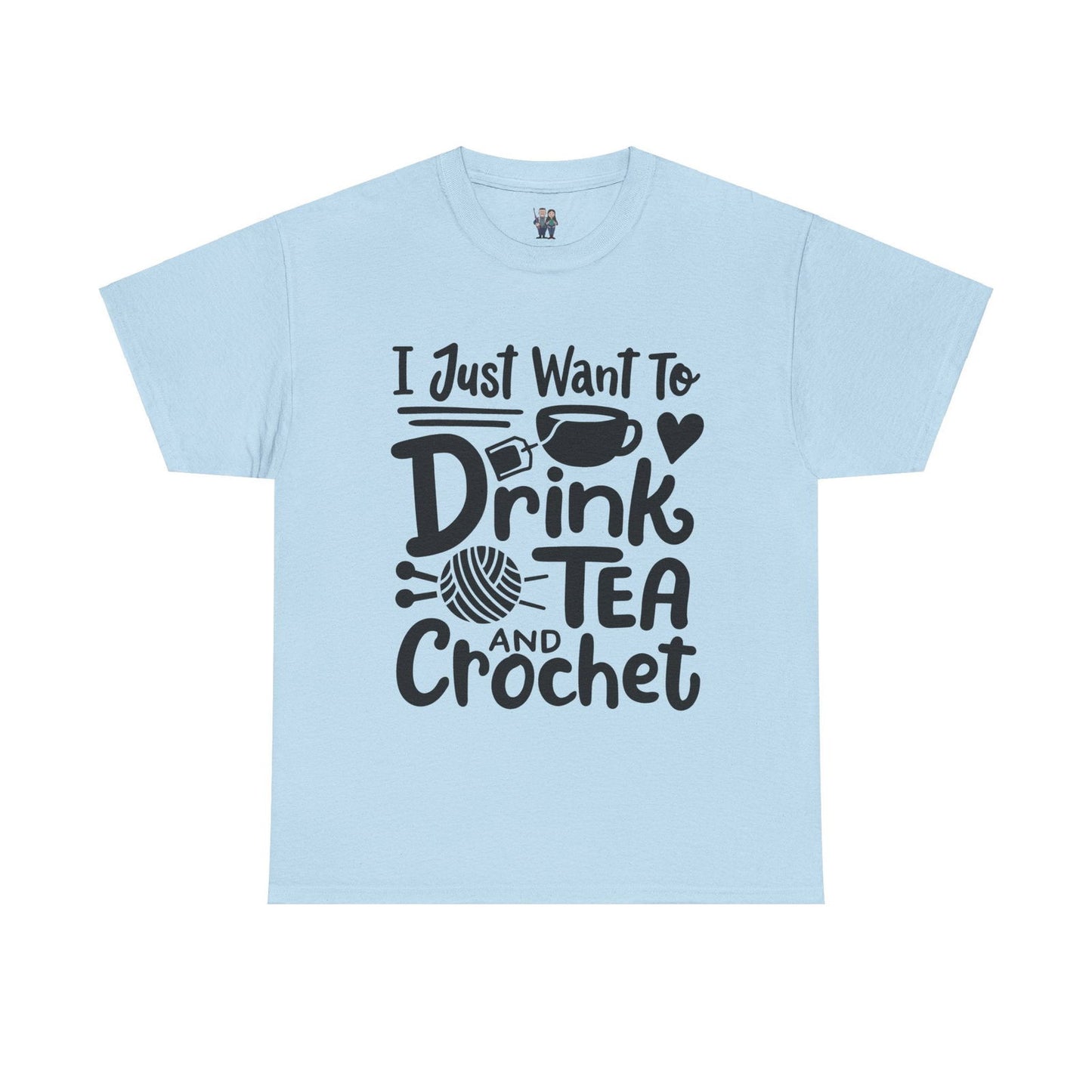 Funny Crochet Saying Unisex Heavy Cotton Tee - Little Luvin Stitches