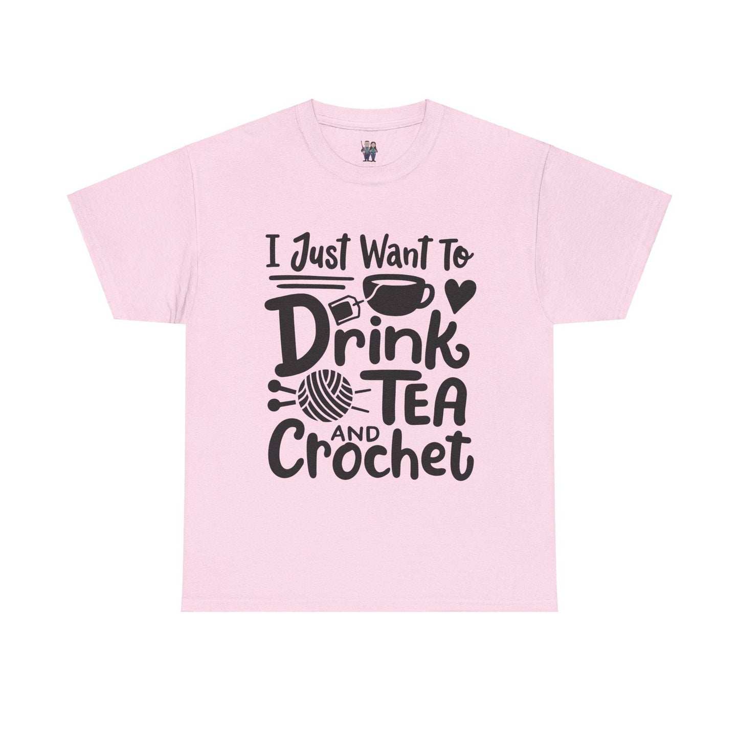 Funny Crochet Saying Unisex Heavy Cotton Tee - Little Luvin Stitches