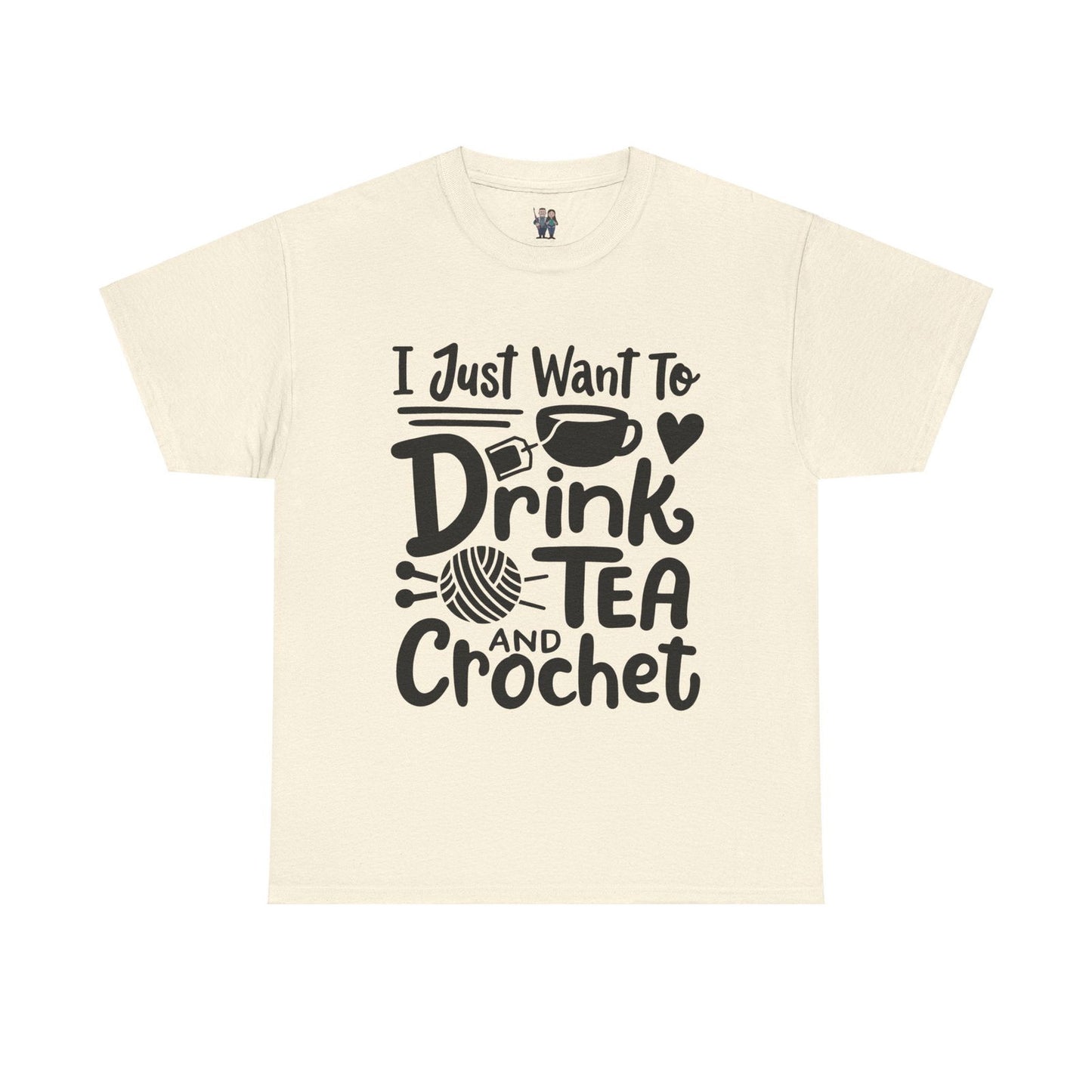 Funny Crochet Saying Unisex Heavy Cotton Tee - Little Luvin Stitches