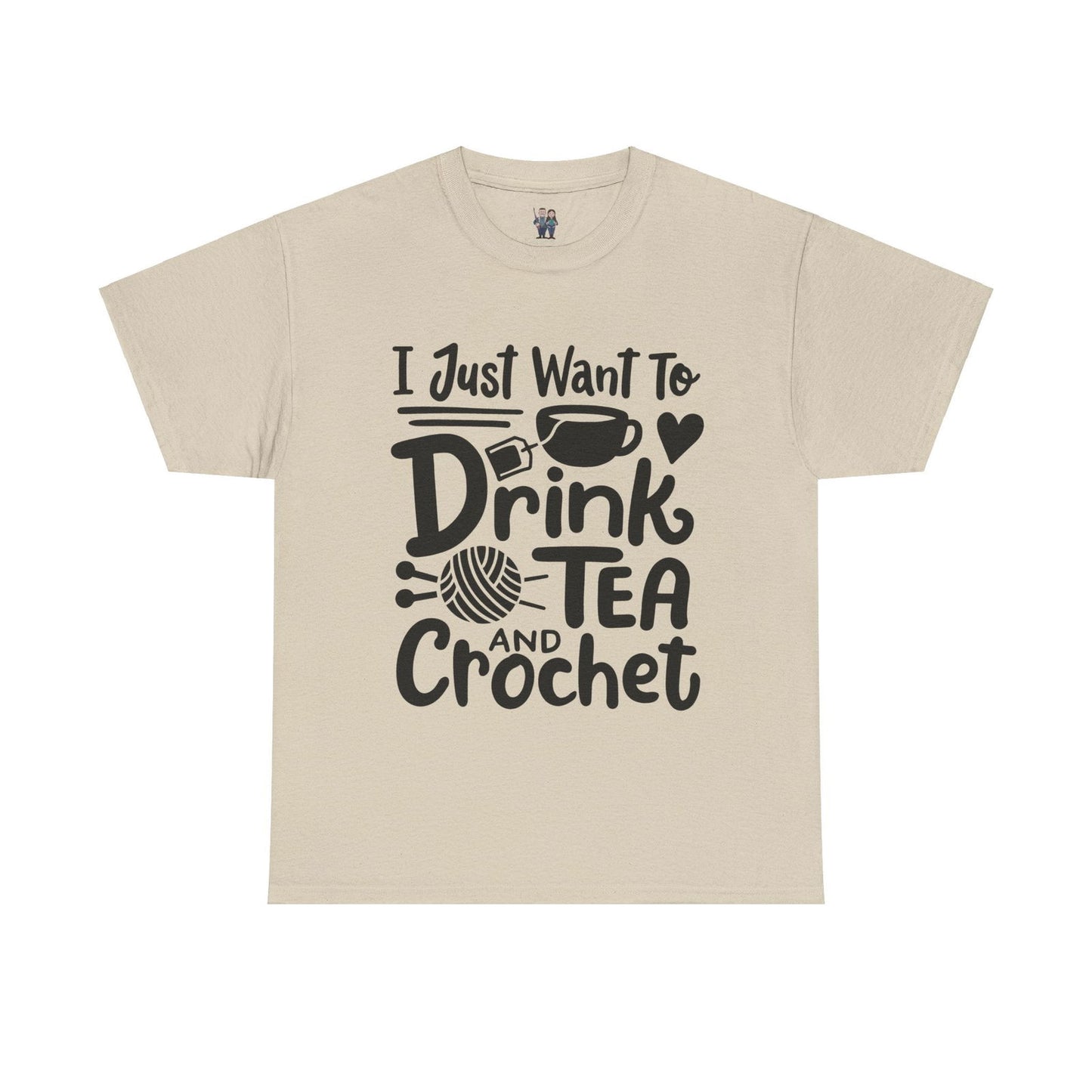 Funny Crochet Saying Unisex Heavy Cotton Tee - Little Luvin Stitches