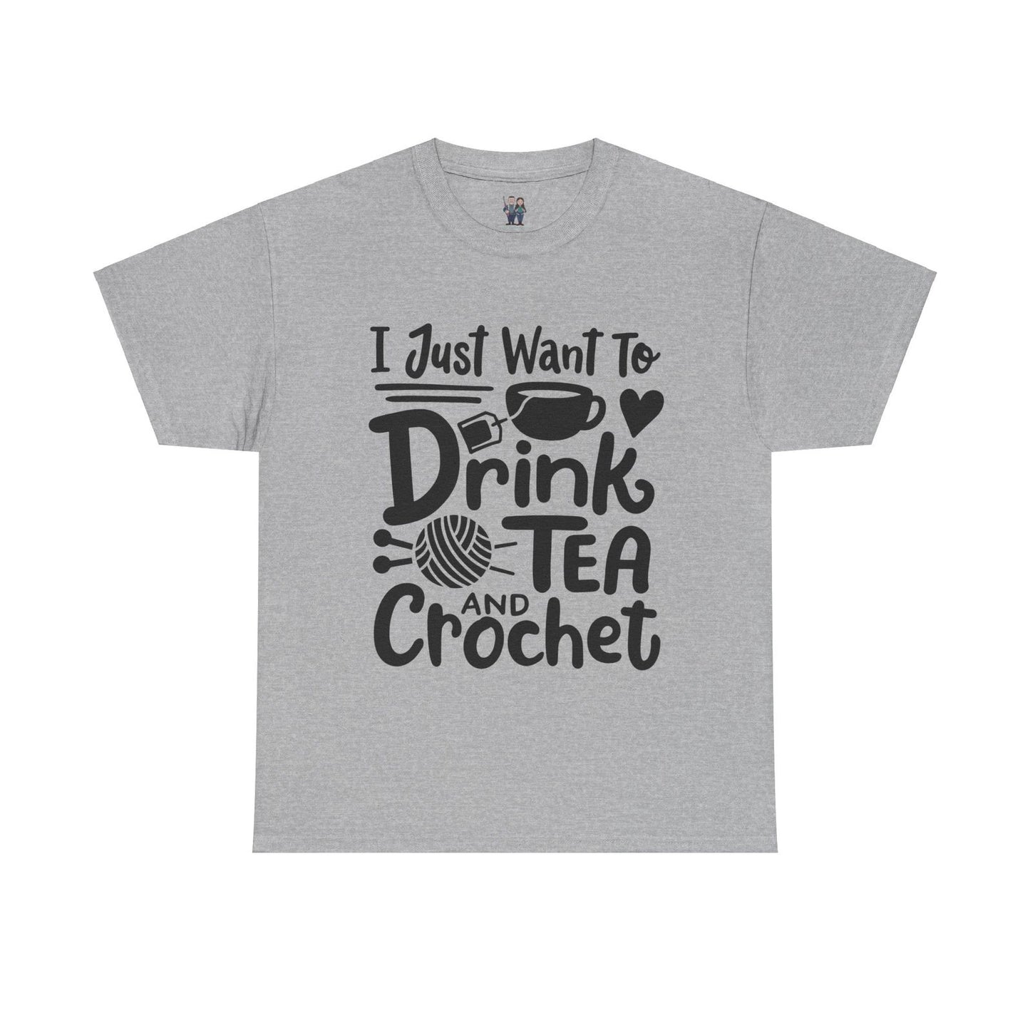 Funny Crochet Saying Unisex Heavy Cotton Tee - Little Luvin Stitches