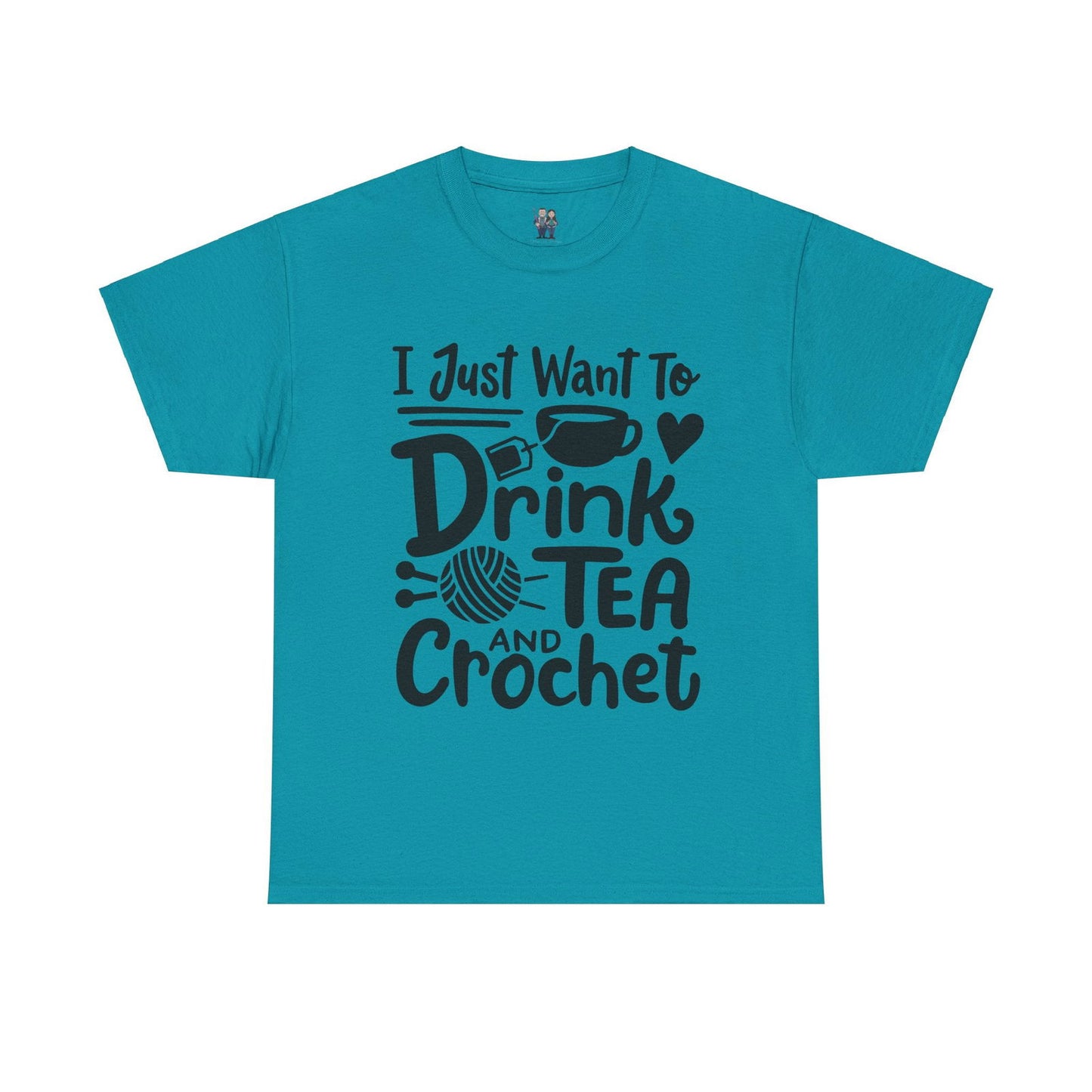 Funny Crochet Saying Unisex Heavy Cotton Tee - Little Luvin Stitches