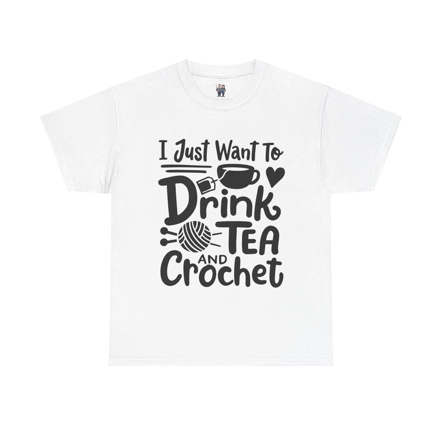 Funny Crochet Saying Unisex Heavy Cotton Tee - Little Luvin Stitches