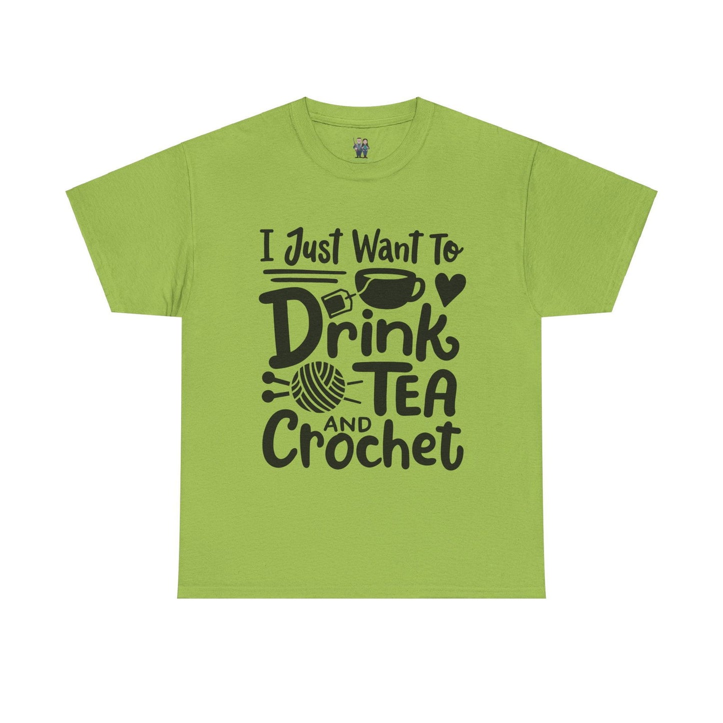 Funny Crochet Saying Unisex Heavy Cotton Tee - Little Luvin Stitches