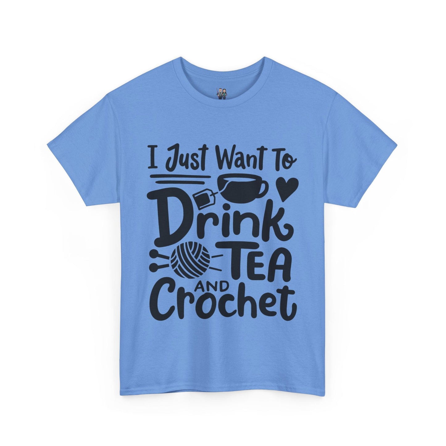 Funny Crochet Saying Unisex Heavy Cotton Tee - Little Luvin Stitches