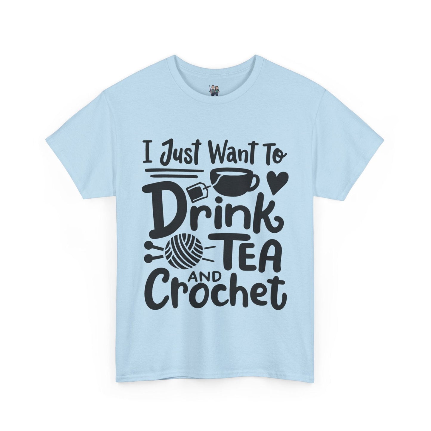 Funny Crochet Saying Unisex Heavy Cotton Tee - Little Luvin Stitches