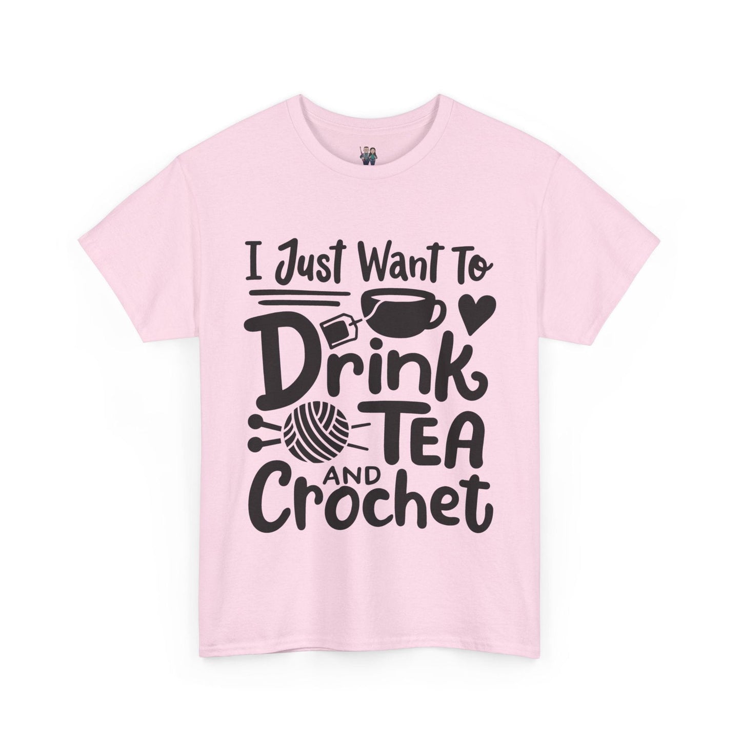 Funny Crochet Saying Unisex Heavy Cotton Tee - Little Luvin Stitches