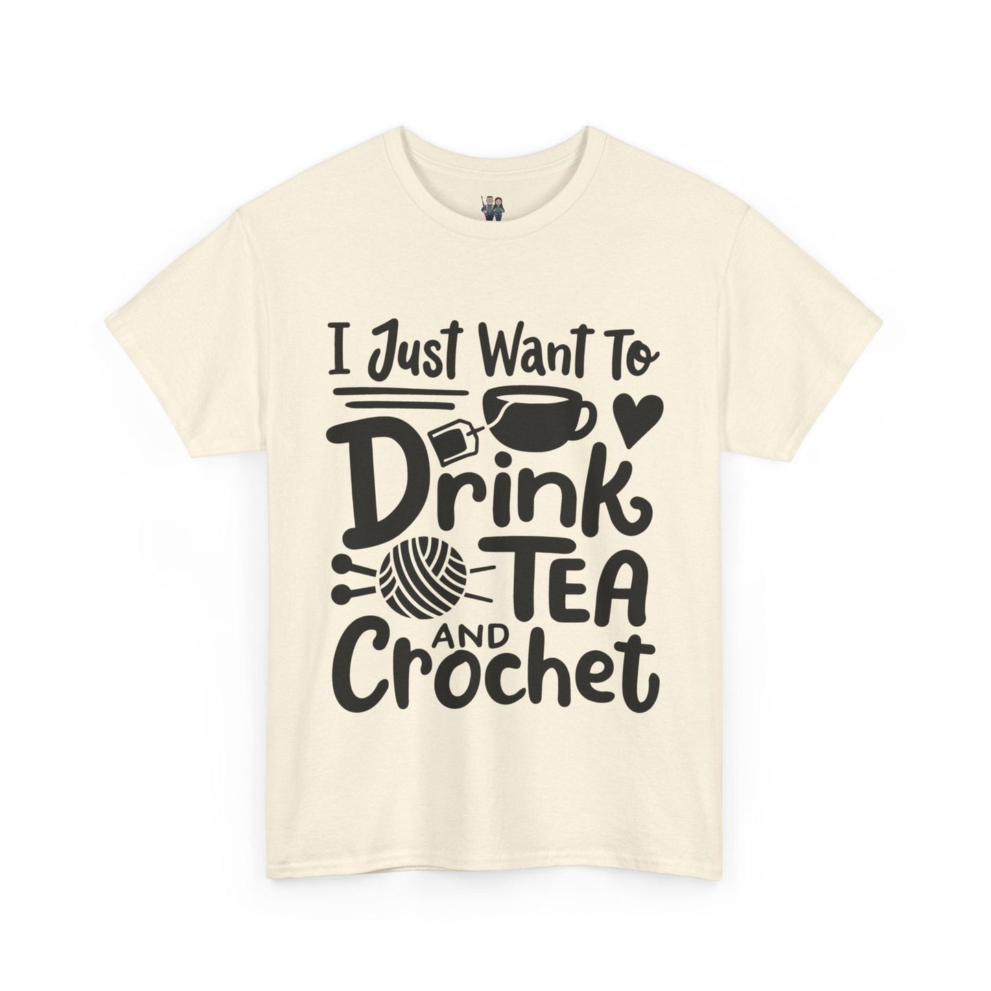Funny Crochet Saying Unisex Heavy Cotton Tee - Little Luvin Stitches