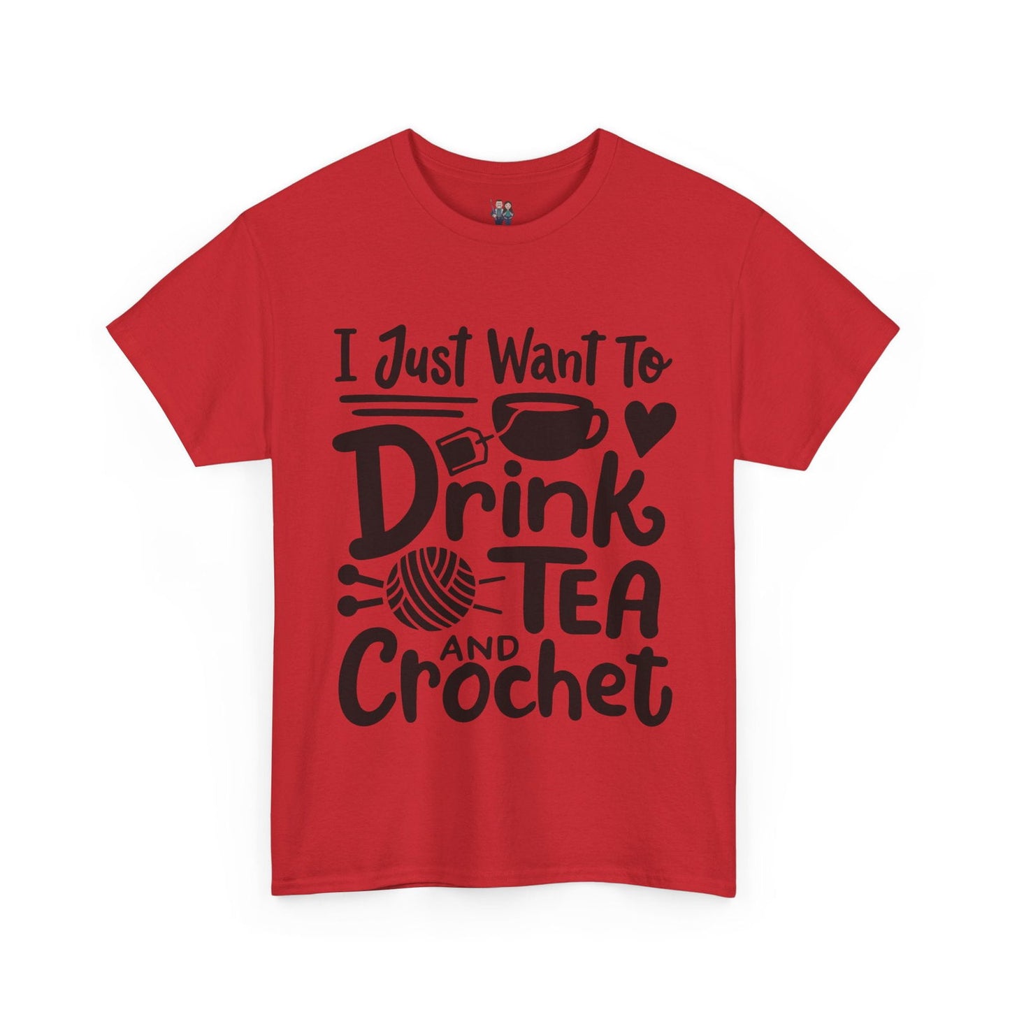 Funny Crochet Saying Unisex Heavy Cotton Tee - Little Luvin Stitches