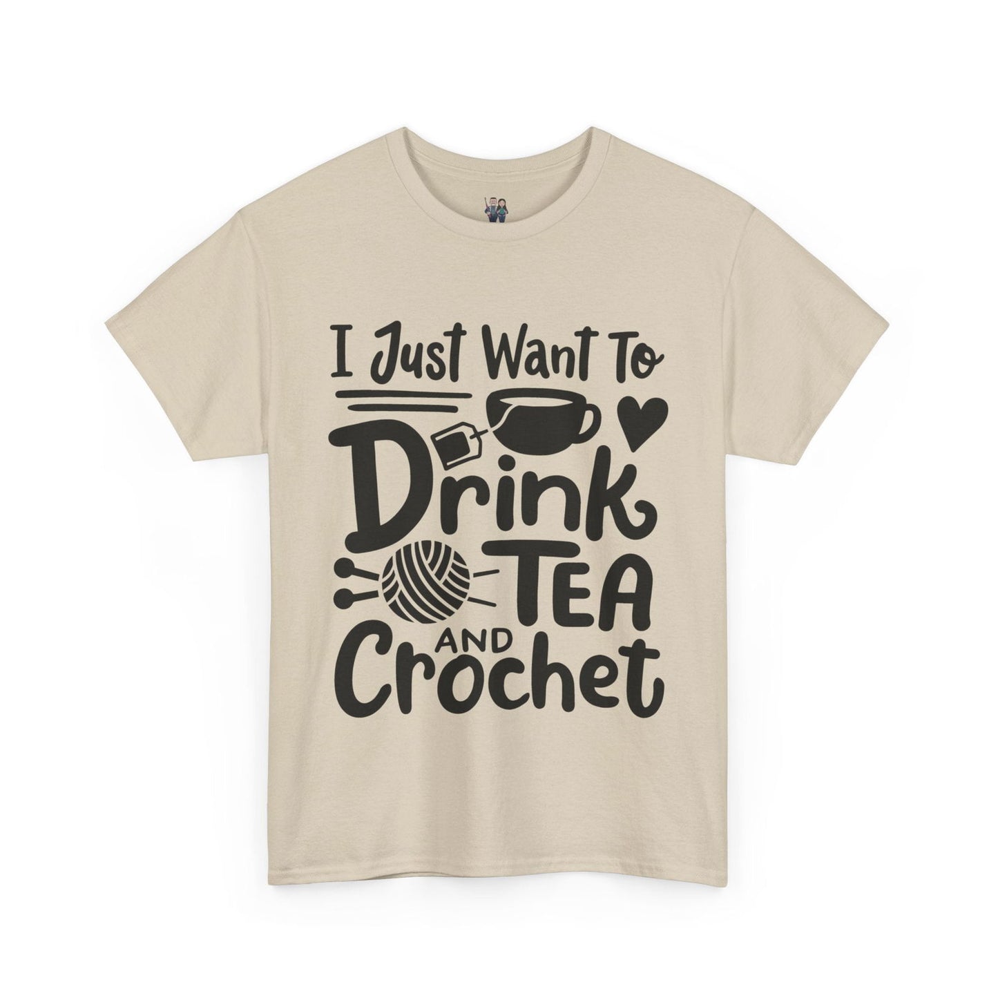 Funny Crochet Saying Unisex Heavy Cotton Tee - Little Luvin Stitches