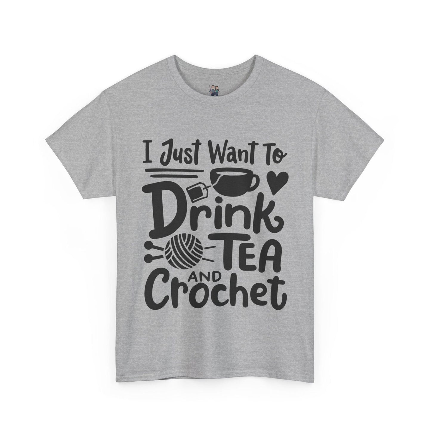 Funny Crochet Saying Unisex Heavy Cotton Tee - Little Luvin Stitches