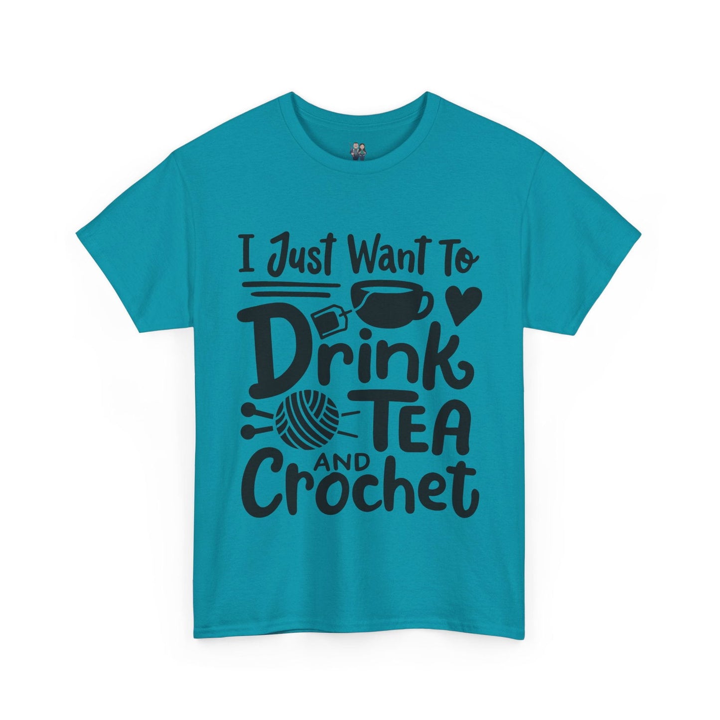 Funny Crochet Saying Unisex Heavy Cotton Tee - Little Luvin Stitches