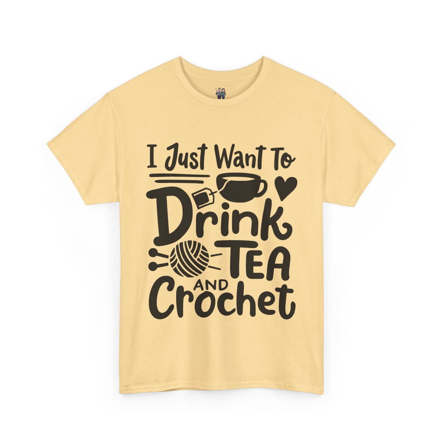Funny Crochet Saying Unisex Heavy Cotton Tee - Little Luvin Stitches
