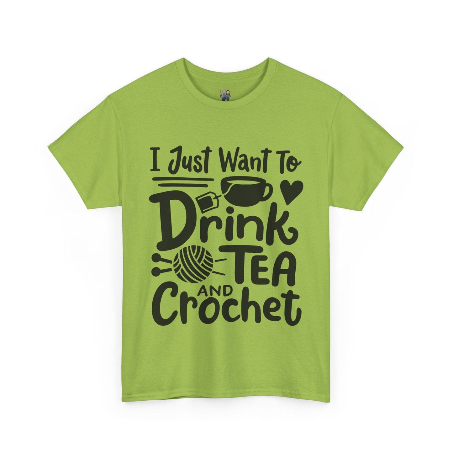 Funny Crochet Saying Unisex Heavy Cotton Tee - Little Luvin Stitches