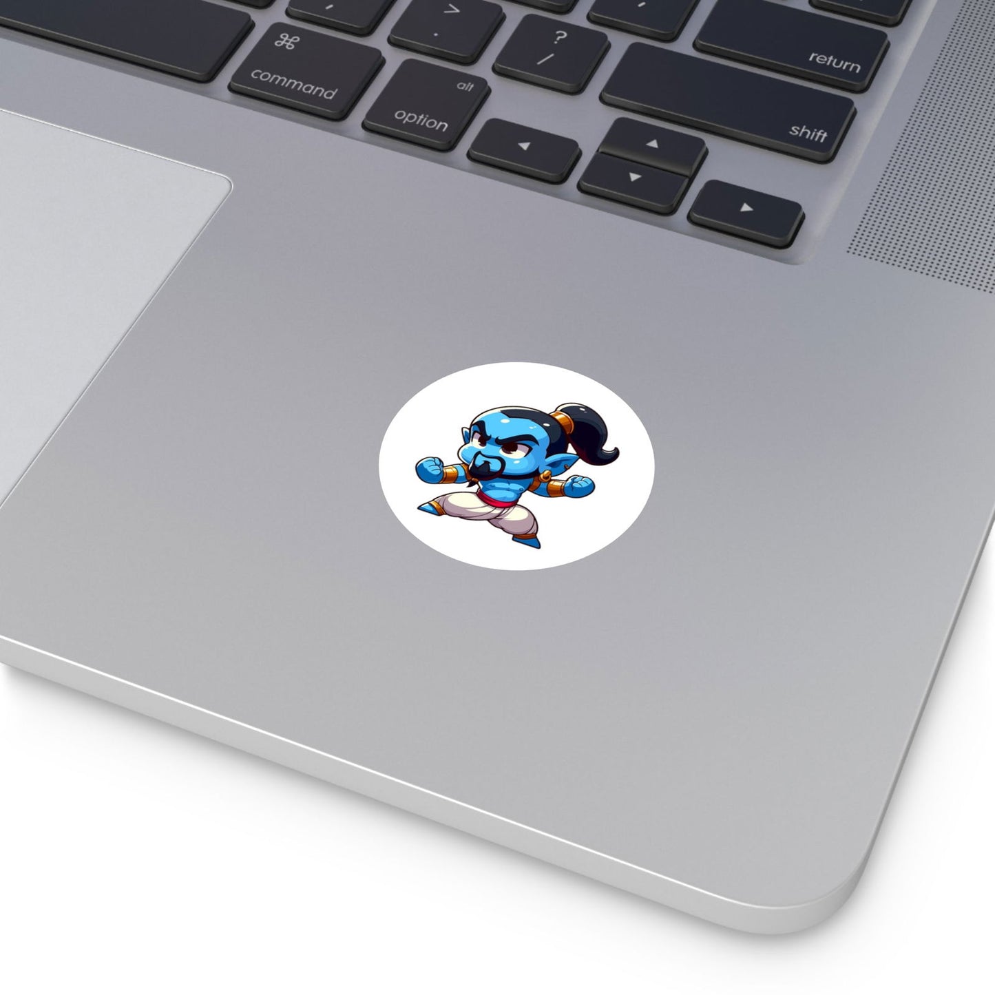 Genie Round Vinyl Stickers - Little Luvin Stitches
