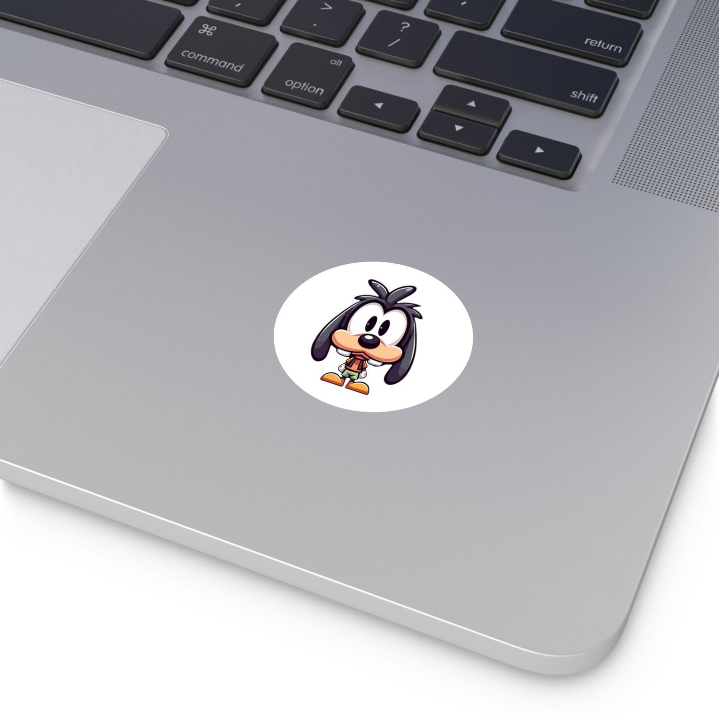 Goofy Round Vinyl Stickers - Little Luvin Stitches