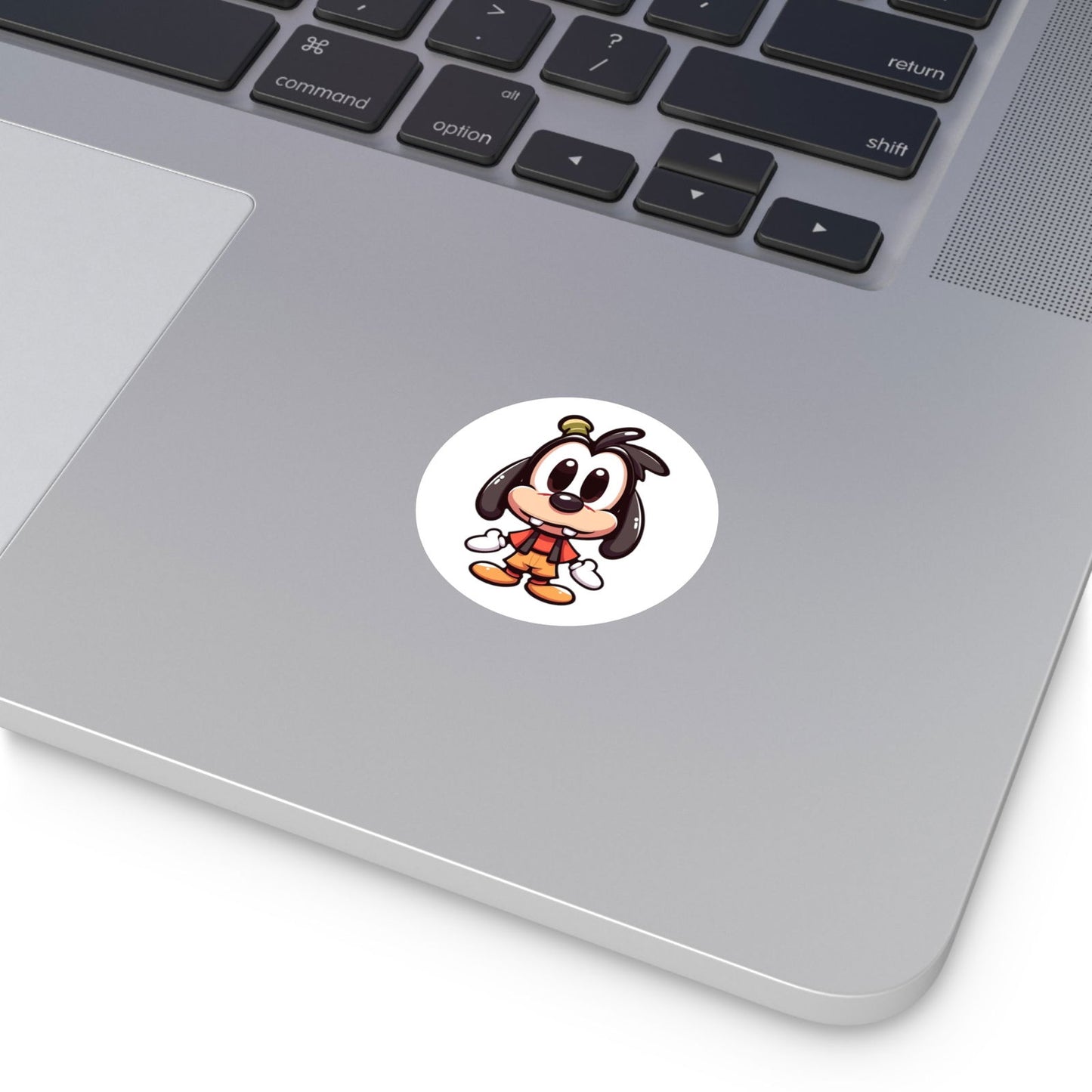 Goofy V2 Round Vinyl Stickers - Little Luvin Stitches
