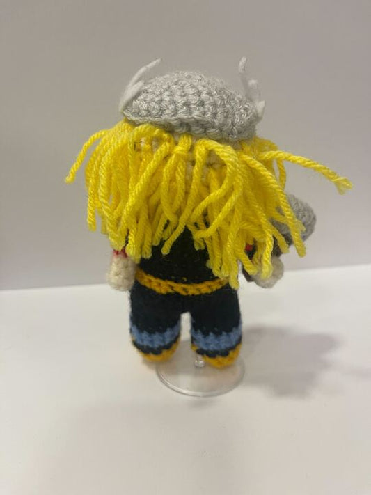 Hammer Hugging Hero Handmade Plushie - Little Luvin Stitches