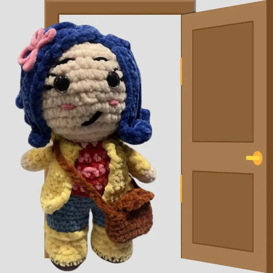 Handmade Crochet Coraline Plushie - Little Luvin Stitches