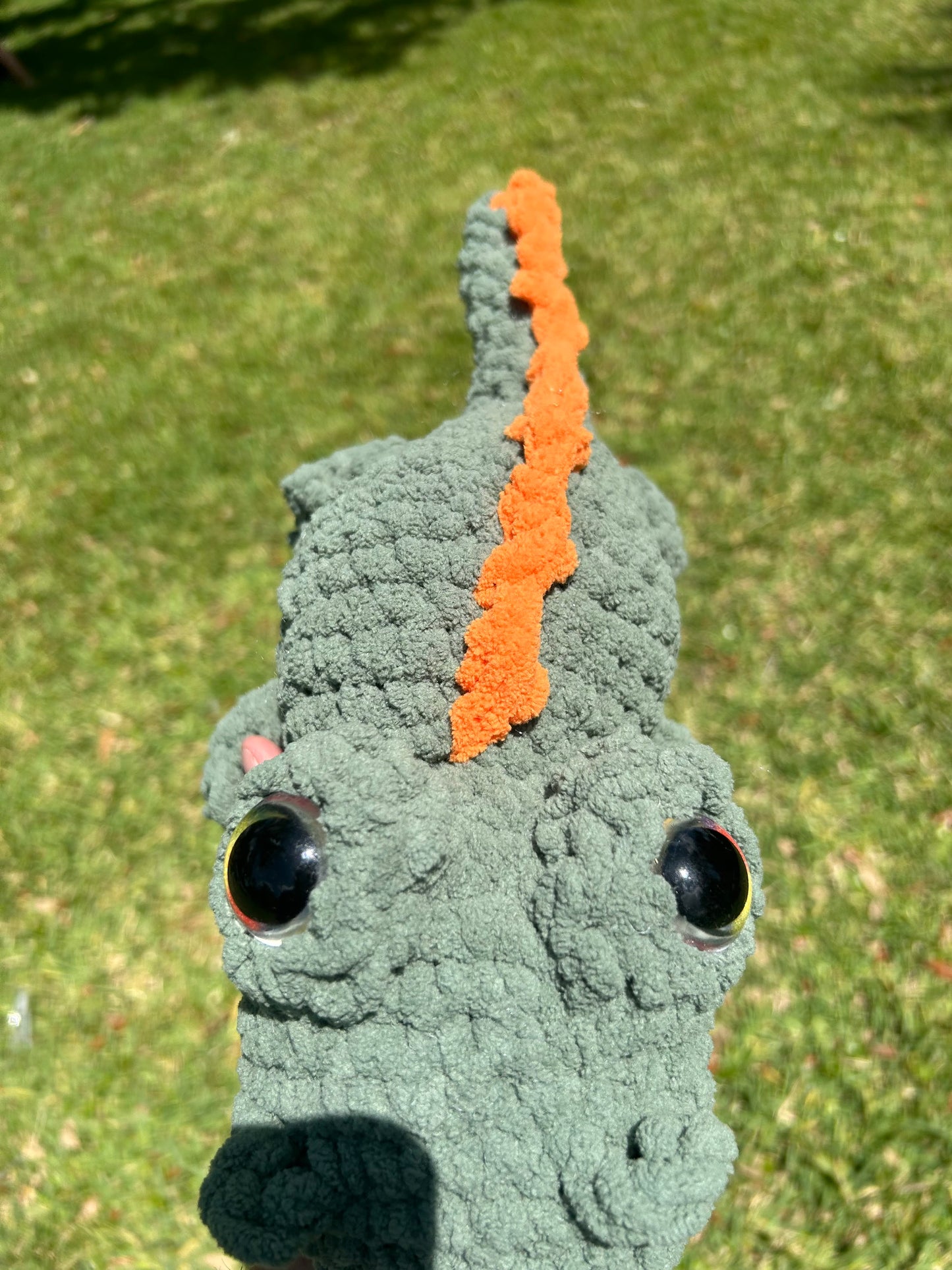 Chomps the Croc, Handmade Crochet Plushie
