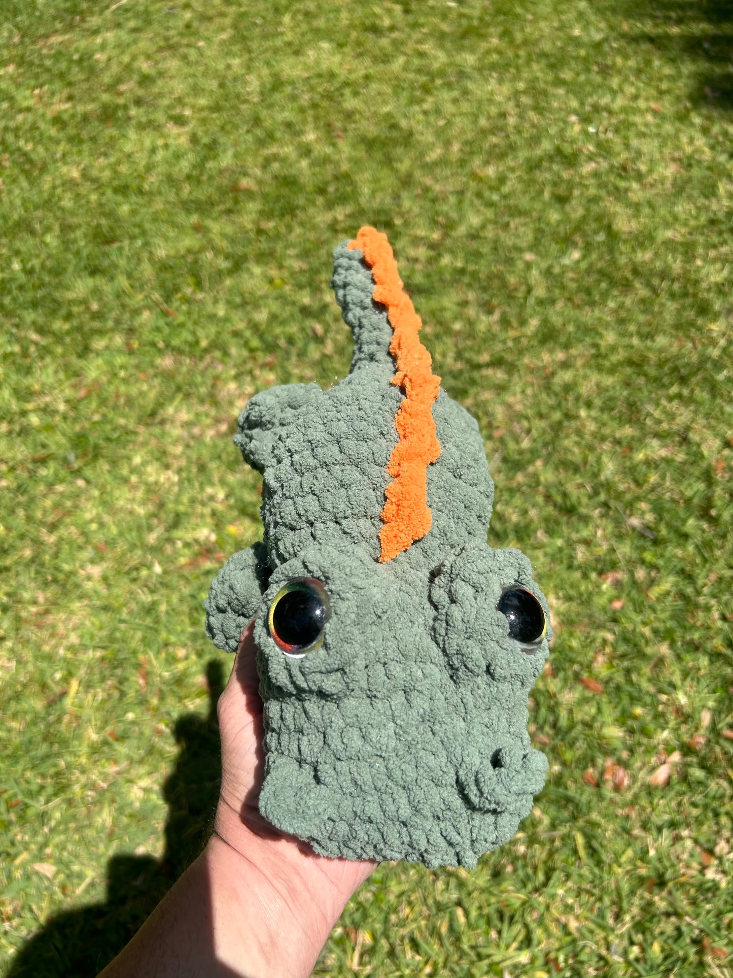 Chomps the Croc, Handmade Crochet Plushie