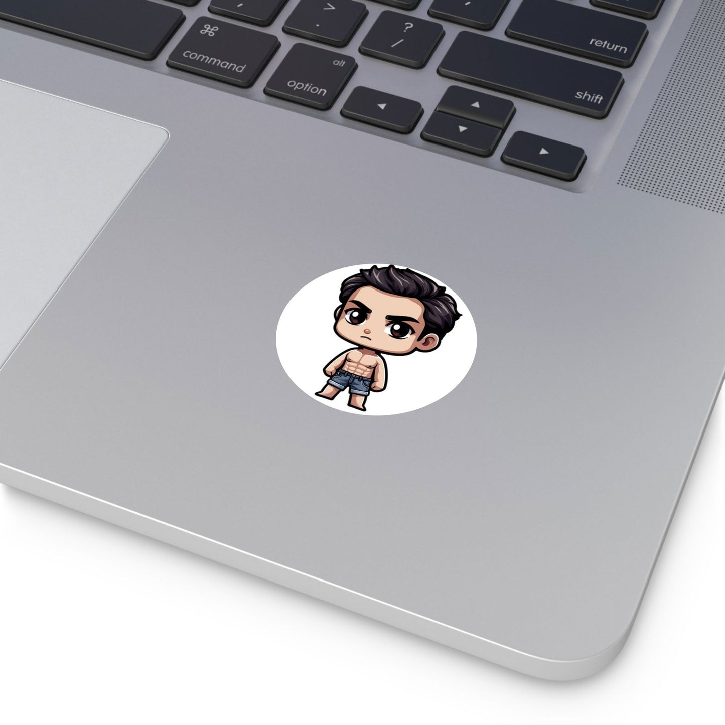 Jacob Black Round Vinyl Stickers - Little Luvin Stitches