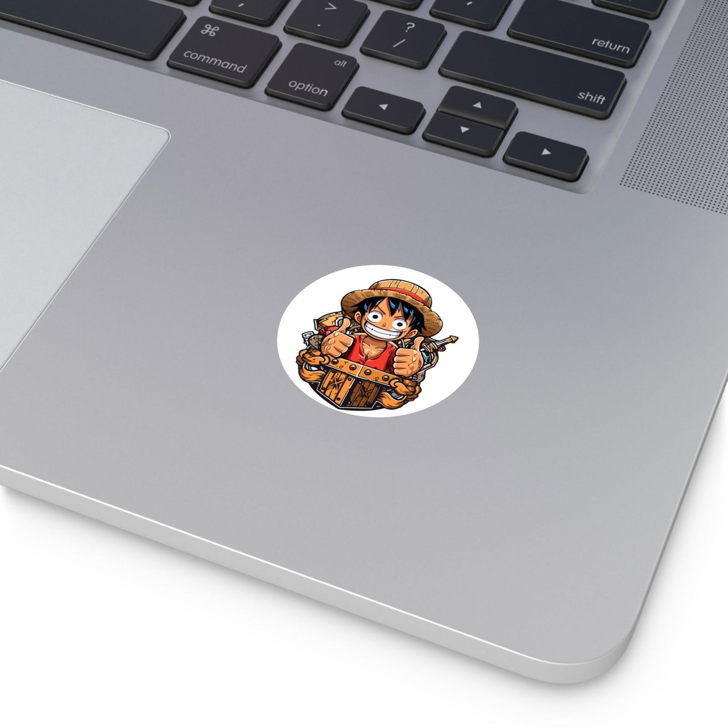 Luffy V2 Round Vinyl Stickers - Little Luvin Stitches