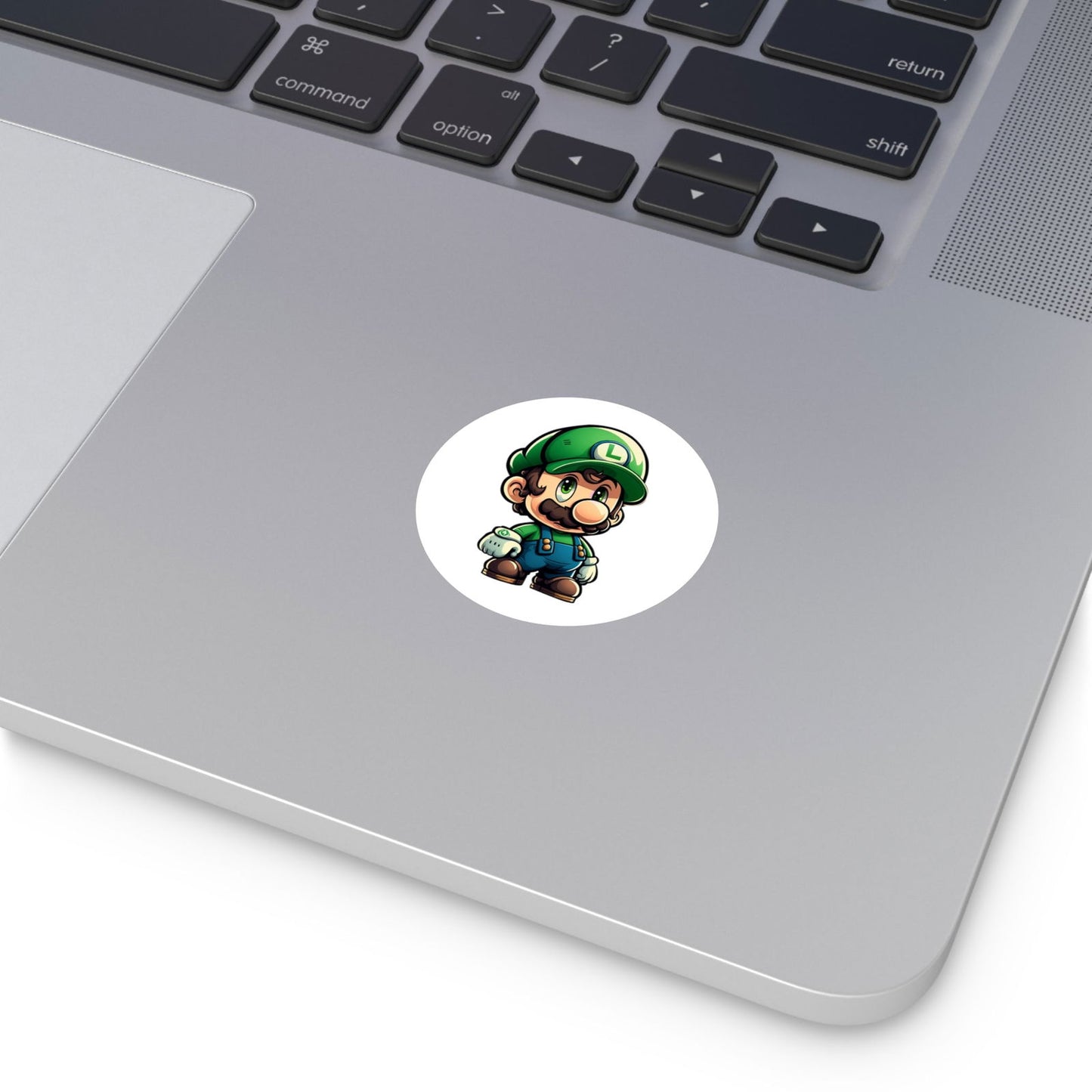 Luigi Round Vinyl Stickers - Little Luvin Stitches