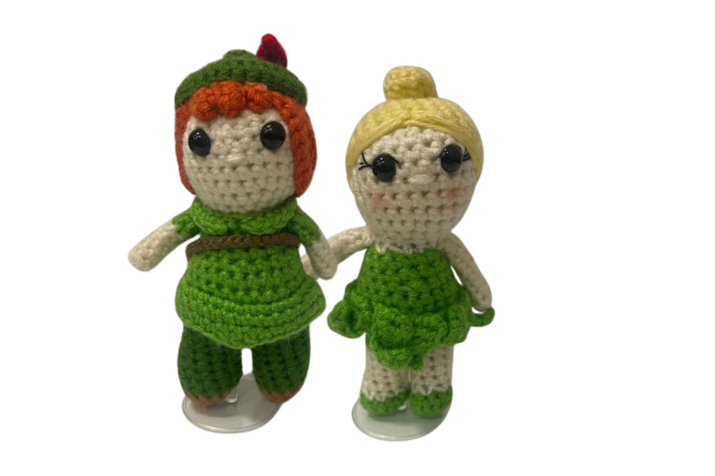 Magic Flying Boy and Fairy Friend Handmade Plushies - Little Luvin Stitches