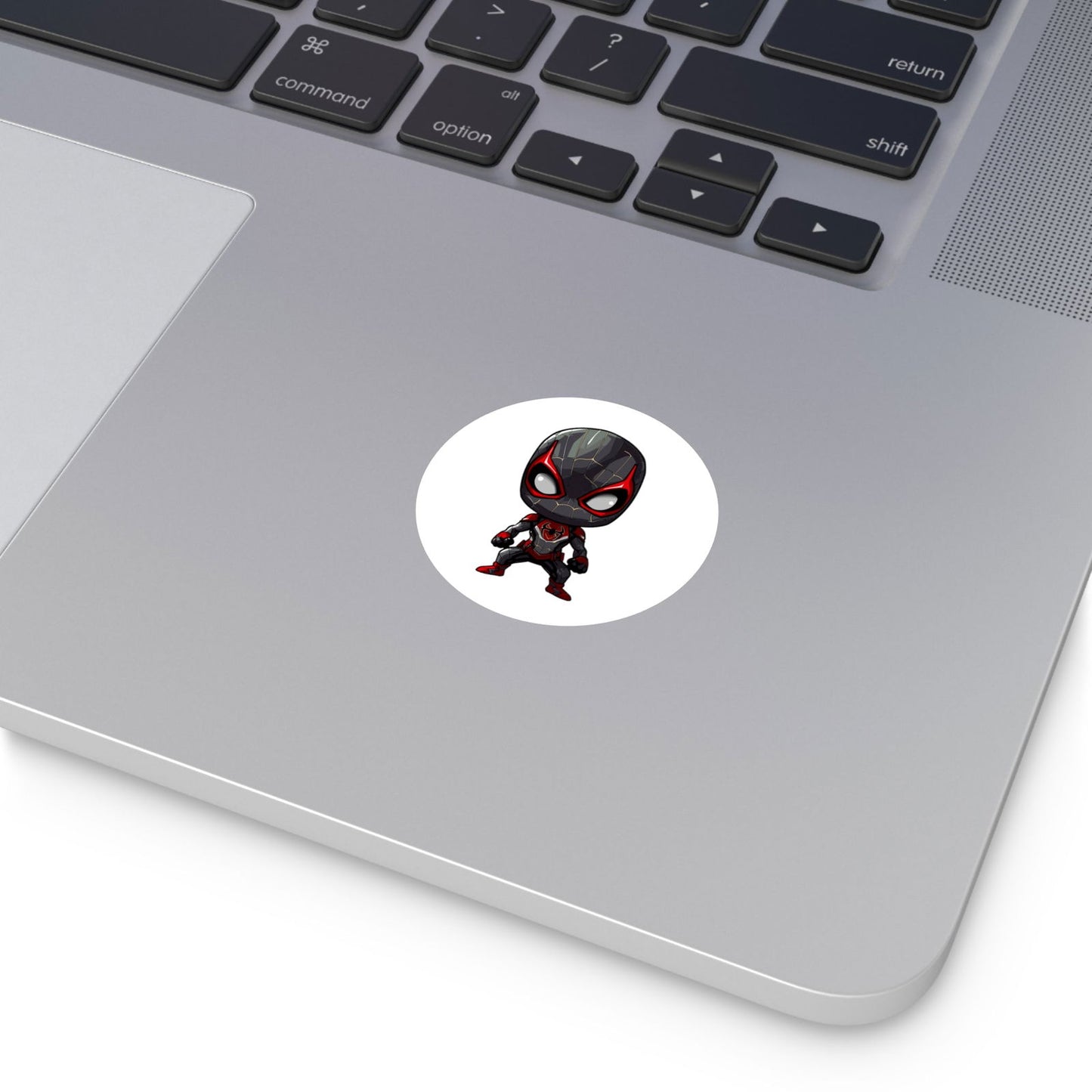 Miles Morales Round Vinyl Stickers - Little Luvin Stitches