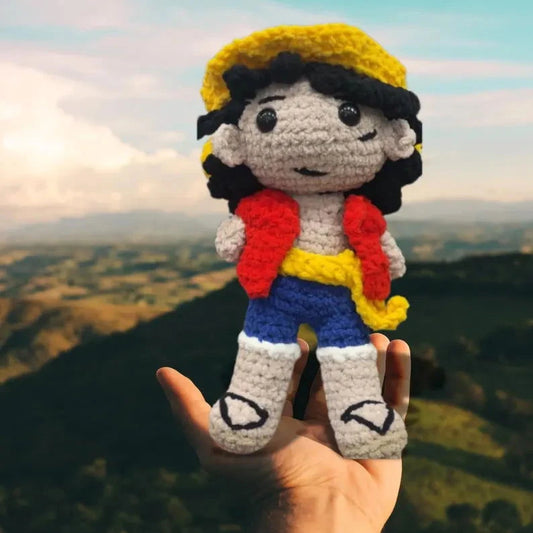 Monkey Boy Crochet Plushie - Little Luvin Stitches