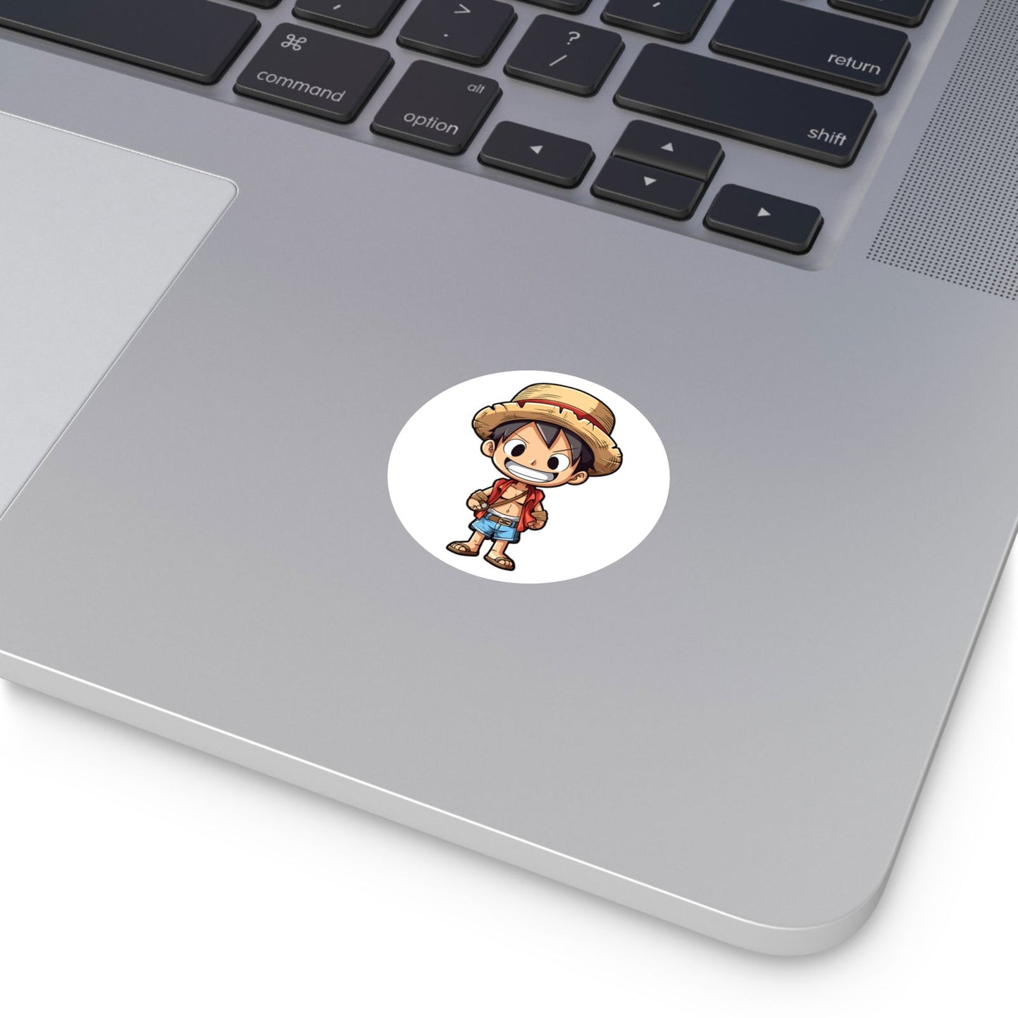 Monkey D Luffy Round Vinyl Stickers - Little Luvin Stitches